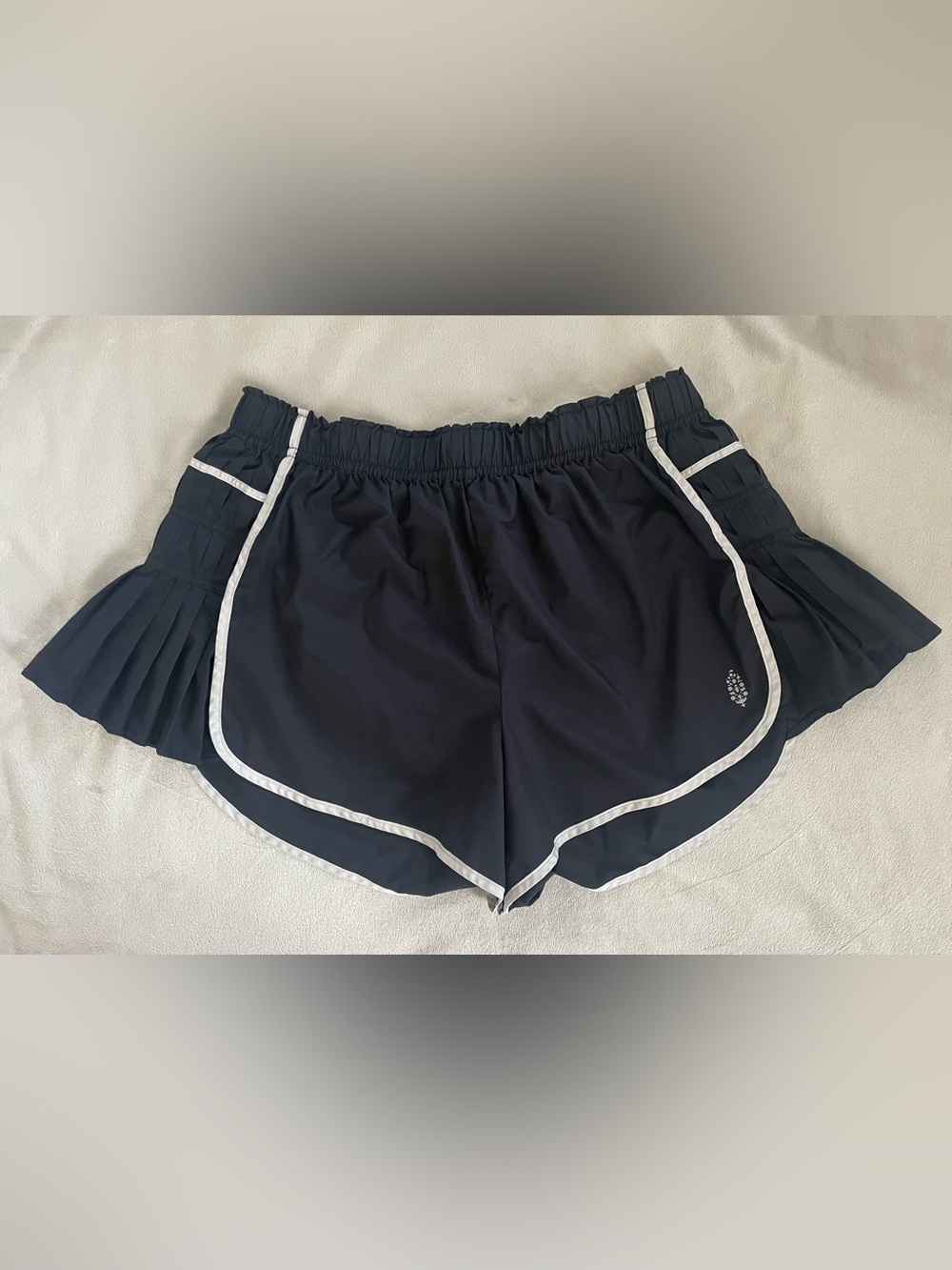 FP Movement Easy Tiger Shorts Black White Size M